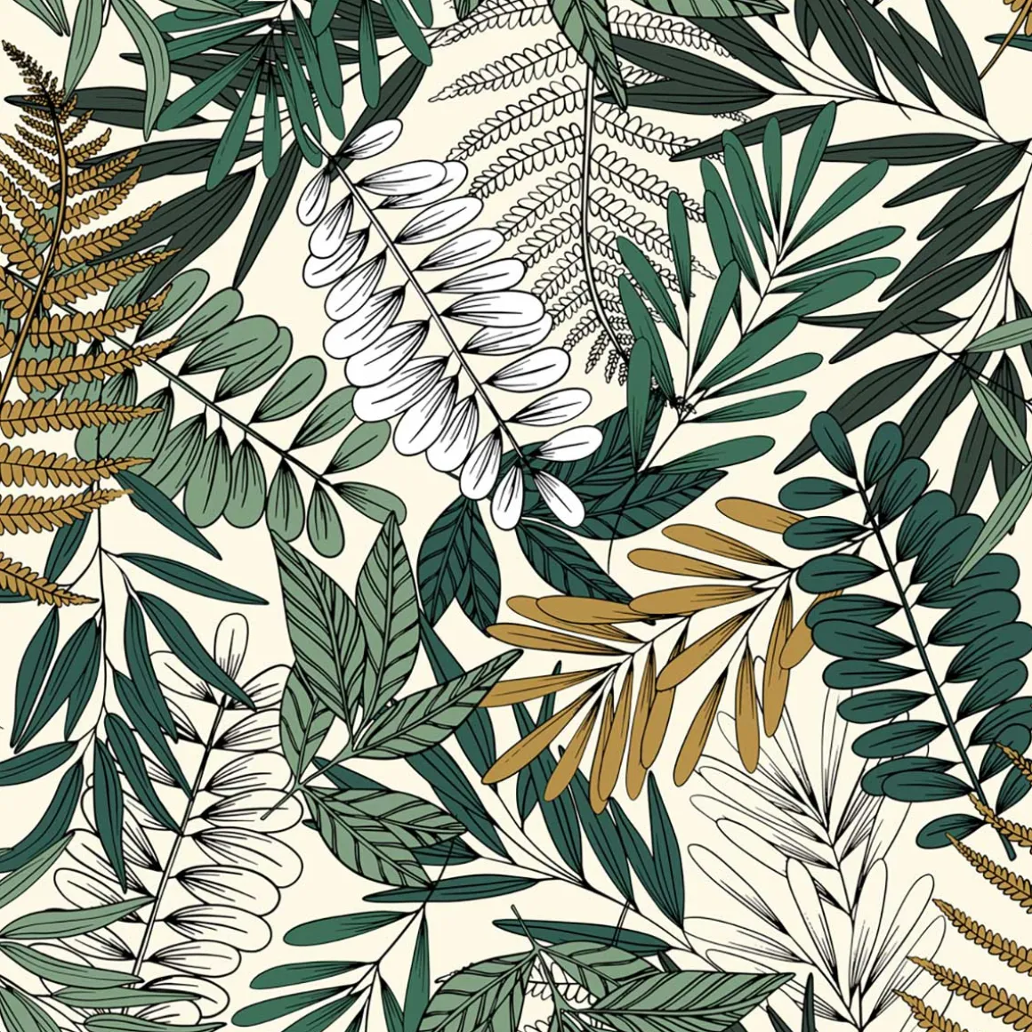 Juego funda nórdica y 2 fundas de almohada TROPIK