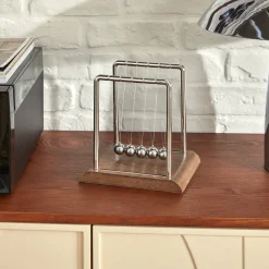 Juego péndulo decorativo SKY plateado 18cm