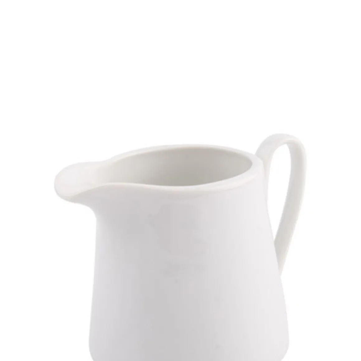 Lechera De Cerámica Blanca