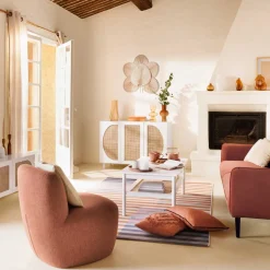 Lámpara De Mesa Bambú Beige Mahe