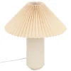 Lámpara de mesa de cerámica blanca TALYA 38cm
