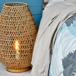 Lámpara De Mesa Etel Beige 37X55Cm