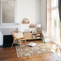 Lámpara De Mesa Karla De Ratán 55Cm