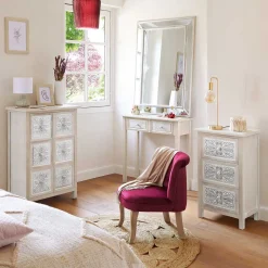 Lámpara De Mesa Keli Dorada Metal 45Cm