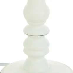 Lámpara De Mesa Leo Blanca 36Cm