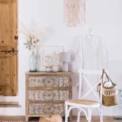 Lámpara De Mesa Melo Beige 33.5Cm