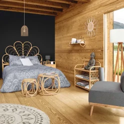 Lámpara De Mesa Molu Gris 20x34.5Cm