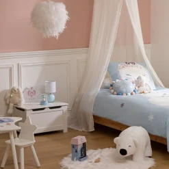 Lámpara De Mesa Perola Azul