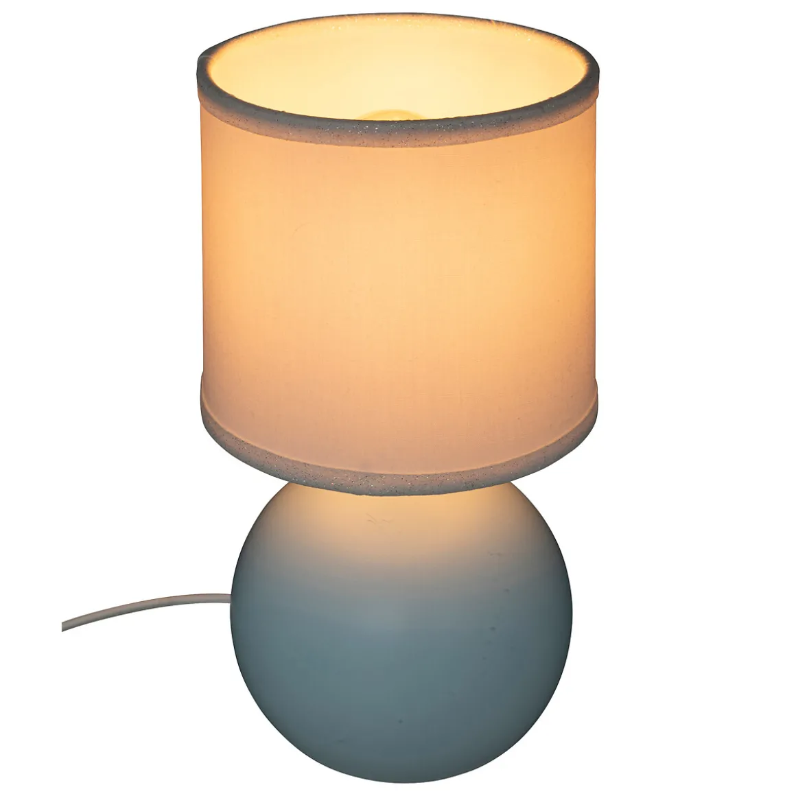 Lámpara De Mesa Perola Azul