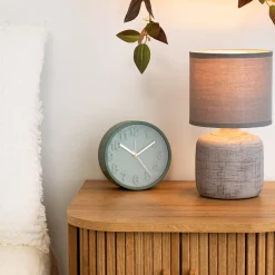 Lámpara De Mesa Salta Gris 26.5Cm