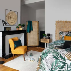 Lámpara De Mesa Salta Negra 26.5Cm