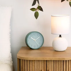 Lámpara De Mesa Timeo Blanca 25Cm