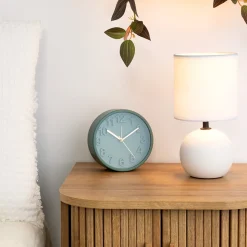 Lámpara De Mesa Timeo Blanca 25Cm