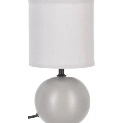 Lámpara De Mesa Timeo Gris 25Cm