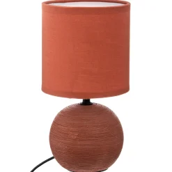 Lámpara De Mesa Timeo Terracota 25Cm