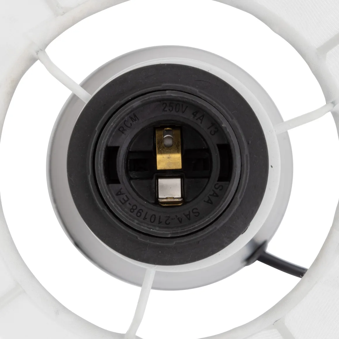 Lámpara de mesa TOBIE negra 33cm