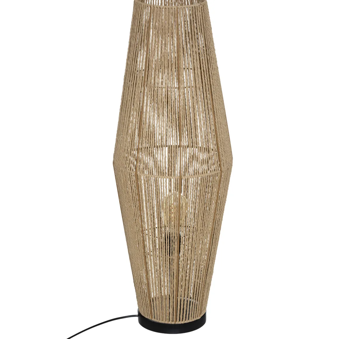 Lámpara De Pie Aissa Beige De Mdf 83Cm