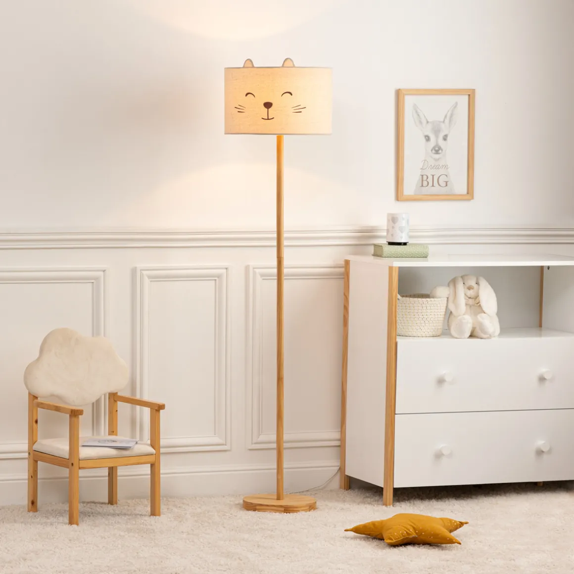 Lámpara De Pie Félix Blanco 152cm