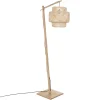 Lámpara De Pie Liby Beige Bambú 64x173Cm
