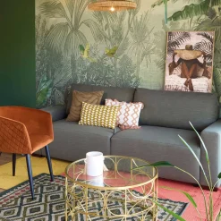 Lámpara De Techo Bellamy De Yute 58cm