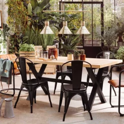 Lámpara De Techo C/3 Focos 80x25x100Cm