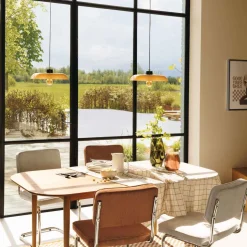 Lámpara de techo de vidrio JODY