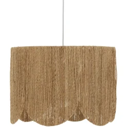 Lámpara De Techo Janice Beige De Yute 38cm