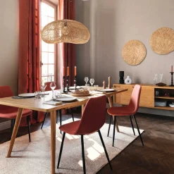 Lámpara De Techo Jeny De Ratán 68Cm