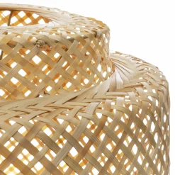 Lámpara De Techo Liby De Bambú 40Cm