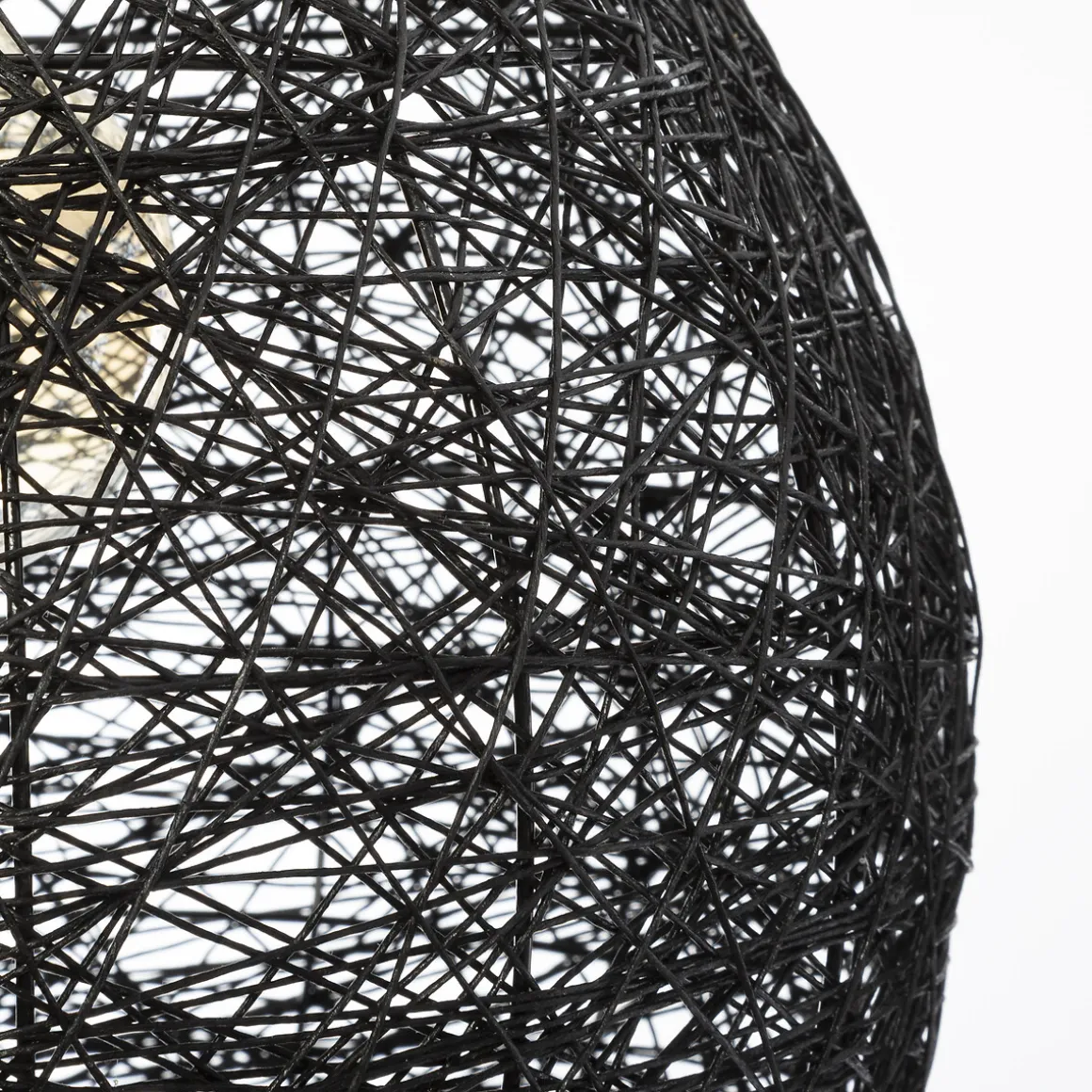 Lámpara De Techo Mona Negra 34x35Cm