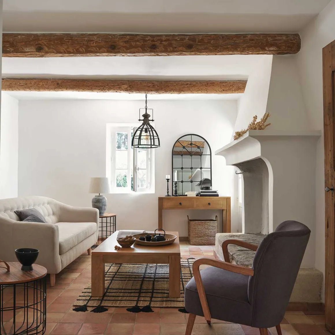 Lámpara De Techo Niko De Metal 40Cm