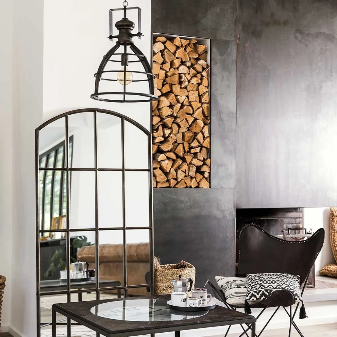 Lámpara De Techo Niko De Metal 40Cm