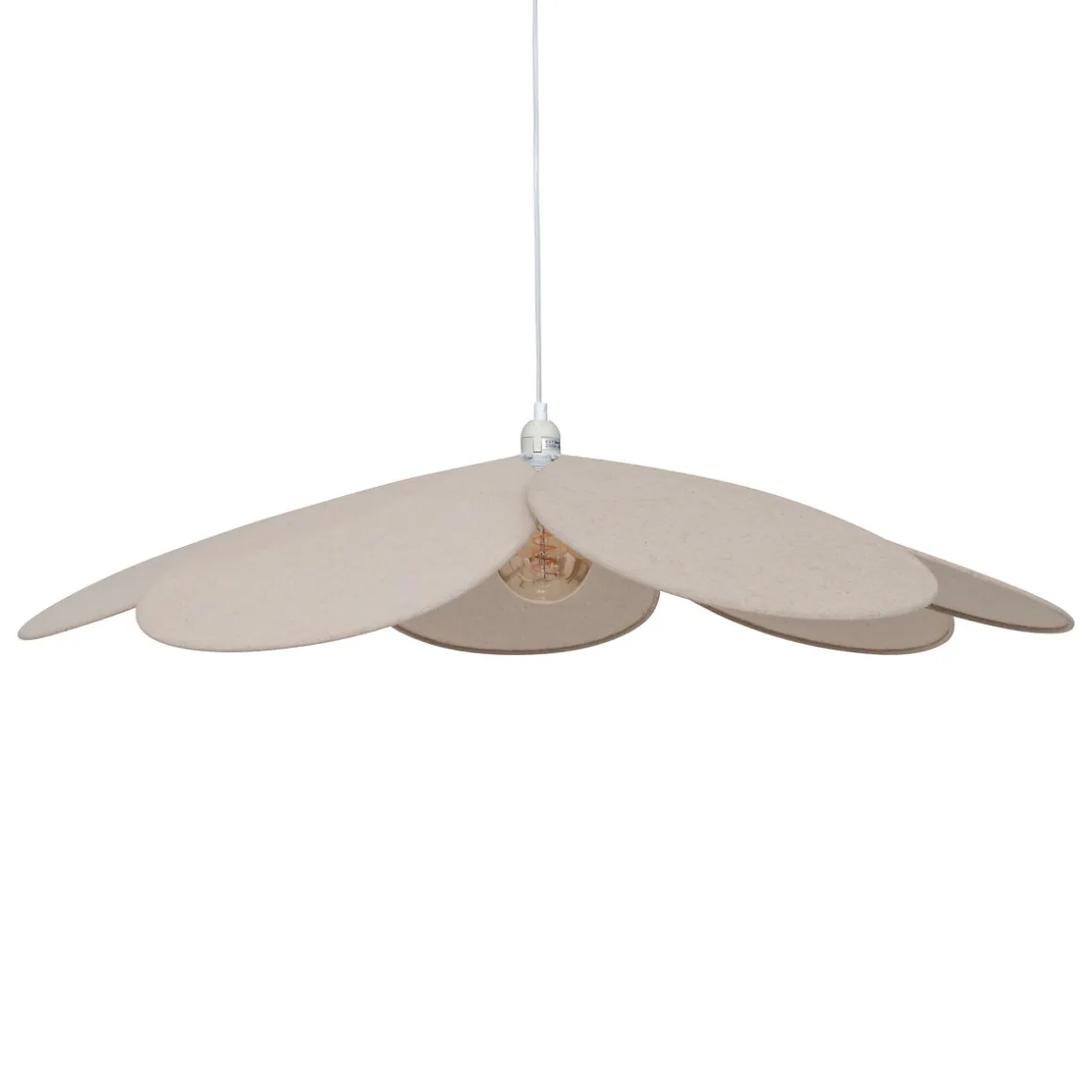 Lámpara de techo PETALA beige 100cm