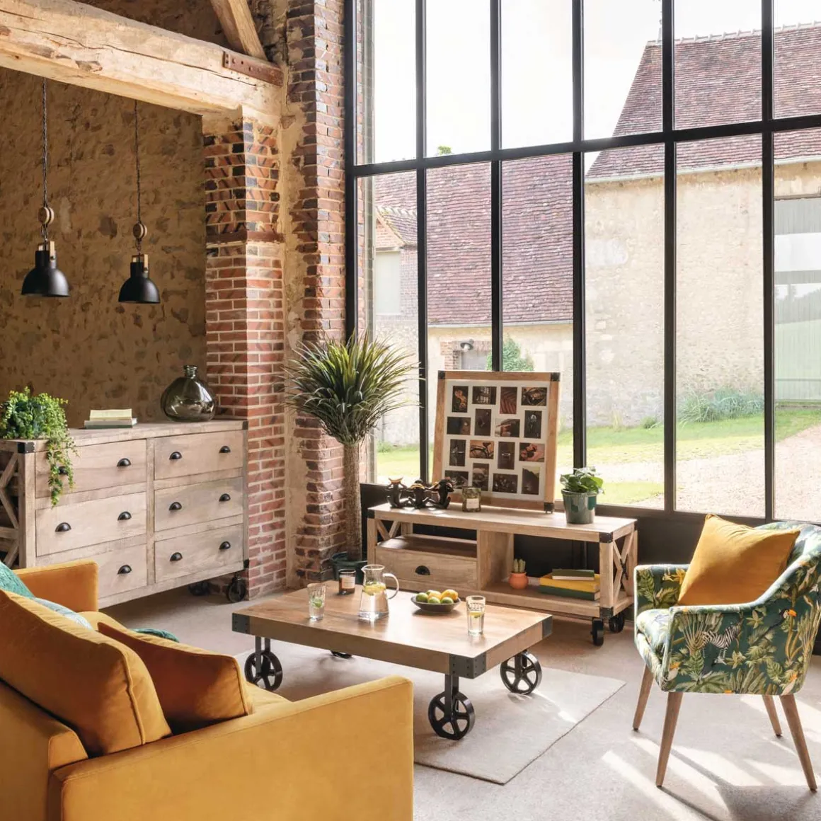 Lámpara De Techo Silas De Metal 23Cm