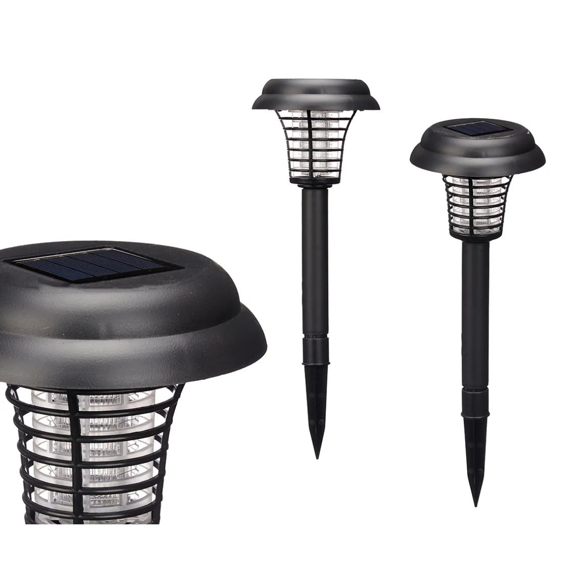 Lámpara solar con luz anti-mosquitos 42cm