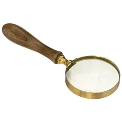 Lupa Con Mango De Madera 20Cm