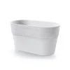 Maceta blanca FURU 27.7x14.7x14.8cm