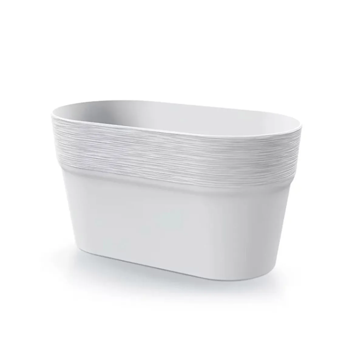 Maceta blanca FURU 27.7x14.7x14.8cm