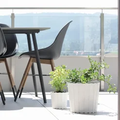 Maceta Boardee Blanca 26x29Cm