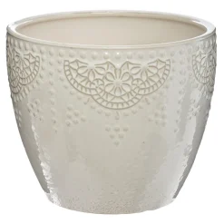 Maceta Cerámica Decorado Tam.3/3 30x25Cm