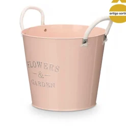 Maceta de metal 23cm