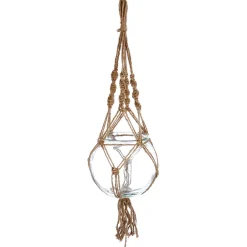 Maceta De Vidrio Colgante 18x16Cm