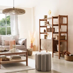 Maceta Flo Dorada De Metal