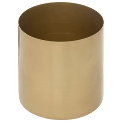 Maceta Redonda Metal Tam. 1/3 10x10Cm