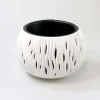 Maceta Sandy Bowl Blanca 29x20Cm