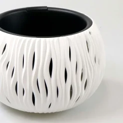 Maceta Sandy Bowl Blanca 29x20Cm