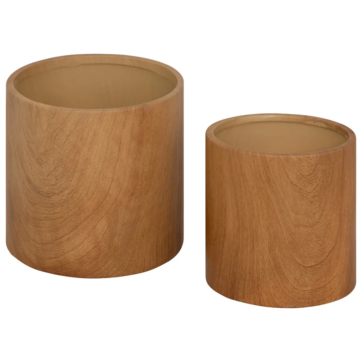 Maceta SOA de cerámica efecto madera 11,6cm
