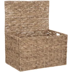 Maleta ORIGINES beige de rafia 42x70cm