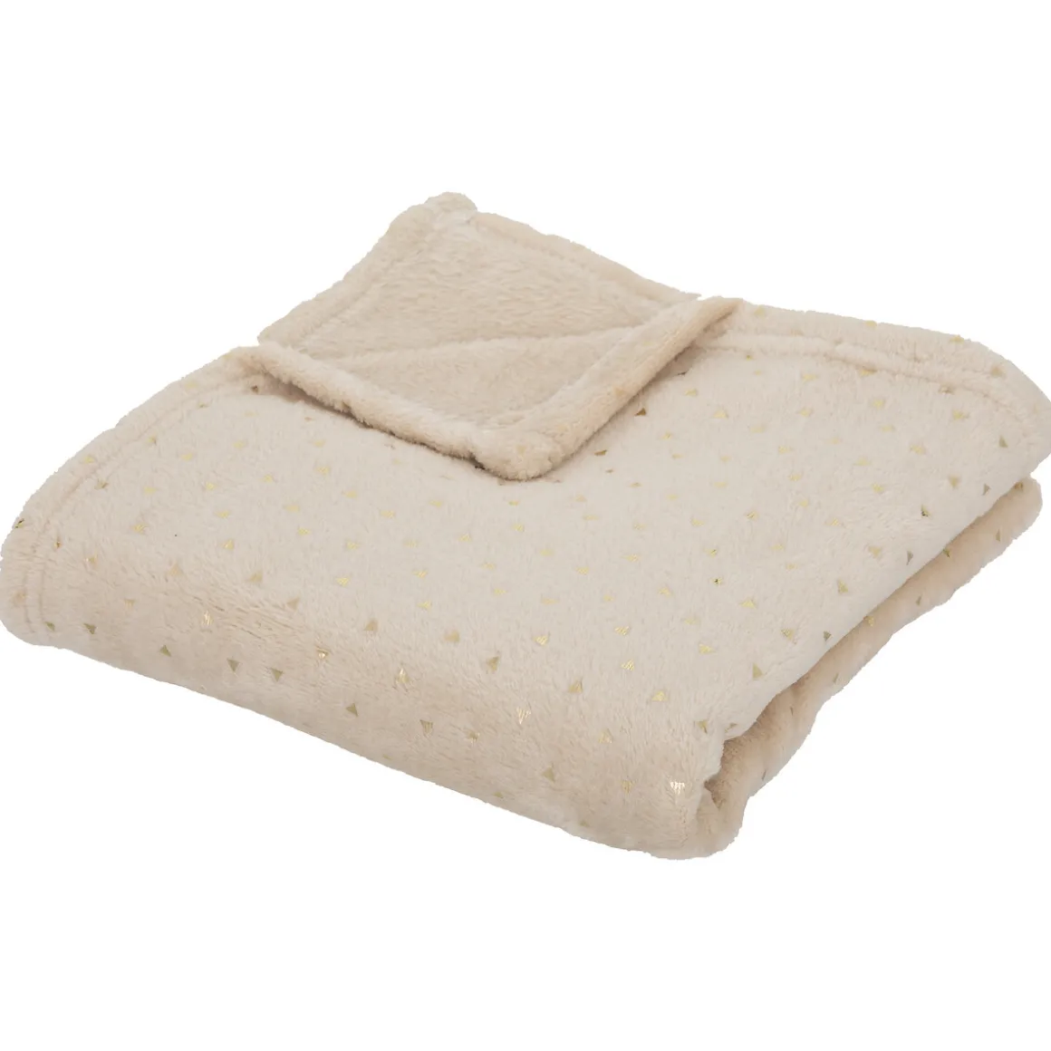 Manta Berlingot Beige 75x100Cm