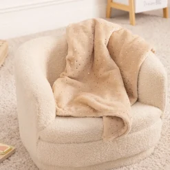 Manta Berlingot Beige 75x100Cm